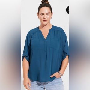 Harper Georgette Pullover 3/4 Sleeve Blouse